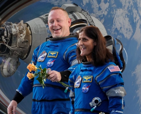 Sunita Williams and Barry Wilmore