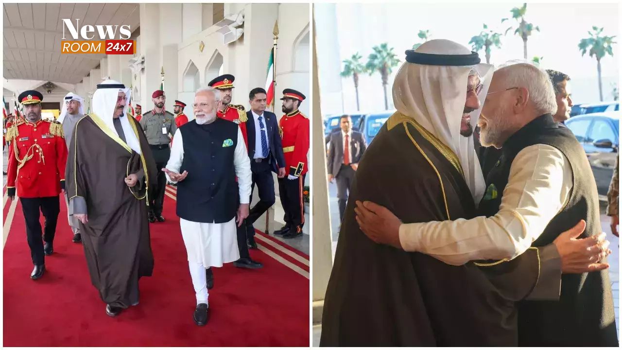 Narendra Modi & Sheikh Ahmad